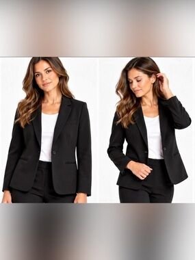 CALVIN KLEIN WOMEN’S BLACK BLAZER – SIZE 16